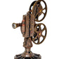 Resin Steampunk Projector Statue with LED Cold Cast for Home Decor Height 9.5 Inch