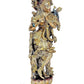 Brass Krishna Statue Idol Playing Flute for Home Decor | Height : 14 Inches (A104)