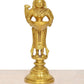 Brass Deep Lakshmi with Oil Lamp Deepam Decorative Puja Home Temple lamp Diwali Gifts Home (Height: 8 inch)