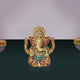 Brass Lord Ganesha Religious Statue Idol Ganesh Murti Home Decor Office Puja Height 4 Inch