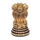 Wooden Ashoka Stambh Emblem India Ashok Chakra Pillar Memento Sculpture Home Office Desk Artwork Showpiece | Height : 5 inch