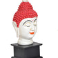 Resin Buddha Head Statue for Table Decor Living Room Home Decor and Office (Height: 12 Inch)