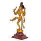 Brass Shiva and Parvati Dancing ArdhanrishvaraMurti Religious Statue for Home Temple Decor (Height : 12.5 inch)