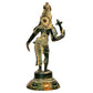 Brass Shiva and Parvati (Ardhanarishvara) - Brass Statue Idol Murti (Height : 6 inch)