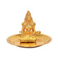 Brass Maa Annapurna or Annapoorna Annapurneshwari Murti Gift Article Decorative Showpiece Brass Idol (Height 2 Inch)