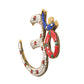 Brass OM Wall Hanging Sculpture (Height: 8 Inch) (Multicolor 1)