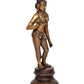 Brass Devi Uma Parvati Statue - Exquisite Hindu Goddess Parvati Devotion, Perfect for Home Temple, Spiritual Decor, and Religious Gifts (Height: 12 Inches)