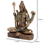 Lord Shiva in Dhyana Mudra Bonded Bronze for Home Decor Height 6 Inches