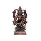 Copper Lakshmi Narasimha Statue for Home Temple Office Mandir, (Height: 3 Inch)