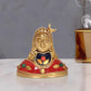 Brass Lord Adiyogi Shiva Idol for Home Door Office Temple Gift Showpiece (Height :2.5 inch)