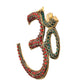 Brass OM Wall Hanging Sculpture (Height: 6 Inch) (Multicolor 2)