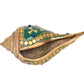 Brass Shankh for Home Decor Puja Temple Decor (Height: 3)