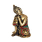 Gautam Buddha Meditation Buddha Statue Idol Gautam Buddha in Brass Height : 4 Inch