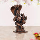 Copper God Lakshmi Narasimhar - Narasimha Under The Sheshnag Pooja Mandir Home Decor (Height 4 Inch)