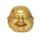 Brass Laughing Buddha Head with Different Facial Happy Man for Home Decor (Height 4 Inch)