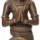 Lord Patanjali Decorative Idol Showpiece Statue Founder of Yoga (Brass, Height 10.3")