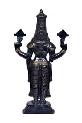 Brass Venkateswara Tirupati Balaji Statue (Height: 17.5 inches)