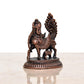 Copper Kamadhenu Cow with Wings | for Pooja Home Decor Mandir | (Height 1.5 Inch)