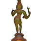 Brass Shiva and Parvati Dancing Ardhanrishvara Murti Religious Statue for Home Temple Decor (Height : 11 inch)