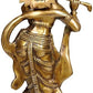 Lord Krishna Idol Statue Krishna Idols Gold Plated Flute Playing Krishan Decorative Showpiece Figurine for Pooja Room & Gift Height : 16 inch(Brass)