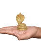 Brass Shiv Shiva Snake Nag Devta Shiva Lingam for Pooja Puja Home Temple Mandir Decor Showpiece (Height 2.5 Inch)