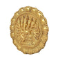 Brass Panchmukhi Ganesha Wall Hanging (Height 11 Inch)