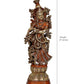 Brass Radha - Big Size - Radha Rani Murti Idol Statue Sculpture for Home Decor Office Pooja Mandir (Height 29 inch)