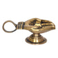 Brass Hand Shape Diya with Handle Oil Wick Lamp for Aarti Puja Oil Lamp Decorative Puja Home Temple lamp Diwali Gifts Home (Height: 2 inch)