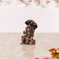 Copper Lakshmi Narasimha Statue for Home Temple Office Mandir, (Height: 2 Inch)