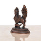 Copper Kamadhenu Cow with Wings | for Pooja Home Decor Mandir | (Height 1.5 Inch)