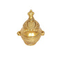 Brass Sindoor Kumkum Box with Peacock Design for Home Decor and Pooja Mandir Height 2.5 Inch