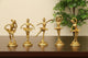 AONA Brass Ballerina Dancing Girl Set in 5 Poses 