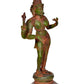 Brass Shiva and Parvati Dancing Ardhanrishvara Murti Religious Statue for Home Temple Decor (Height : 11 inch)