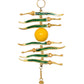 Metal Nimbu Mirchi Nazar Battu Evil Eye Protector Hanging with Evil Eye for Cars,Homes & Offices (Height 8 Inch) (Multicolor)