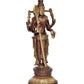 Brass Standing Lord Kartikeya Murugan Swaminatha Murti for Home Decor Pooja Mandir Decorative Showpiece Brass Murti (Height 11 Inch)