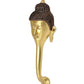 Gautam Buddha Face Brass (Set of 2) Door Handle (Height : 9.5 inches)