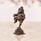 Copper Bal Krishna with Laddu Statue Showpiece for Home Office Copper Color (Height 3.5 Inch)