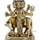 Lord Dattatreya Bhagwan Brass Idol Statue Murti for Home Pooja Office Decor Trimurti Bhagwan Sculpture (4.9 Inches Height)