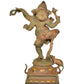 Brass Lord Dancing Ganesha Murti - Religious Statue for Home Temple (Height 19 Inch)