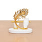 Resin White Krishna Ji Hands with Flute Figurine (Height: 4 Inch)