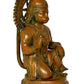 Brass Hanuman JI Sitting Statue Idol Sculpture Statue Home Decor (Height: 19 Inch)