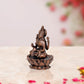 Copper Lakshmi Laxmi Statue Idol Murti for Home Temple Office Mandir, (Height: 3 Inch)