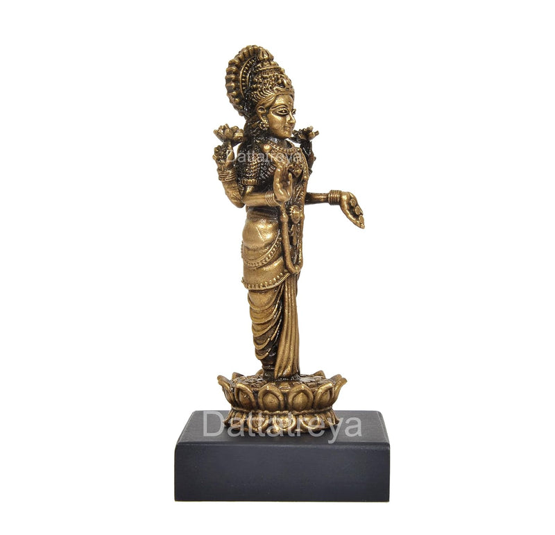 Panchaloha Standing Lakshmi Statue (Height:4.5 Inch)