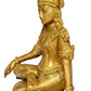 Brass Indra Dev Brass Statue Sitting Height 5.75 Inches