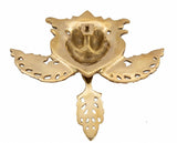 Brass Kirtimukha Wall Hanging for Home Door Décor – Auspicious Vastu & Protection Symbol  (Height: 10 Inches)
