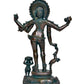 Brass Bhikshatana Kaal Bhairava Shiva Sculpture Idol for Home Decor Office Mandir (Height :15 inch)