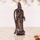 Copper Madurai Meenakshi Idols Statue for Home Temple Office Mandir, (Height: 4 Inch)