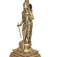 Brass Lord Rama Statue with Stonework Ram ji with Dhanush Idol Statue for Home Decor Pooja Mandir (Height 21 inch)