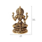 Brass Goddess of Wealth Lakshmi Maa Height 9.5 inches