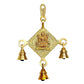 Brass Lakshmi Wall Hanging with Bells Wall Hanging Height 8 Inch